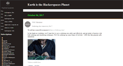 Desktop Screenshot of earth.hackerspaces.org