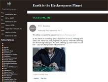 Tablet Screenshot of earth.hackerspaces.org