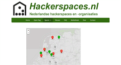 Desktop Screenshot of hackerspaces.nl