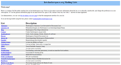 Desktop Screenshot of lists.hackerspaces.org
