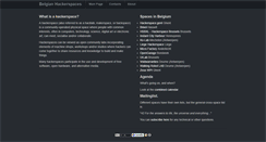 Desktop Screenshot of hackerspaces.be